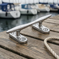 Mirror Polished Dock Cleat Extended for Yachts, Docks
