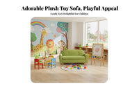 Fuzzy Character Seat Cute Cartoon Design creatureShaped Armchair Mini Size Long-Favorite Locationing Construction