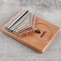 Fruit Magician Double-Layer 21-Tone 17-Tone 2-in-1 Upgradable Kalimba 34 Thumb Piano Seeds Finger Piano