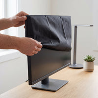 Oxford Cloth Dustproof Monitor Cover for Desktop PC LCD Screens - Waterproof & Light-Blocking