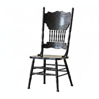 Vintage design Carved Windsor Chair sturdy Wood Construction Windsor rear Chair High rearrest Dining Seat Designer Inspired for Restaurant Owners, Interior Designers, Kitchen, Cafe, Study, Living Room