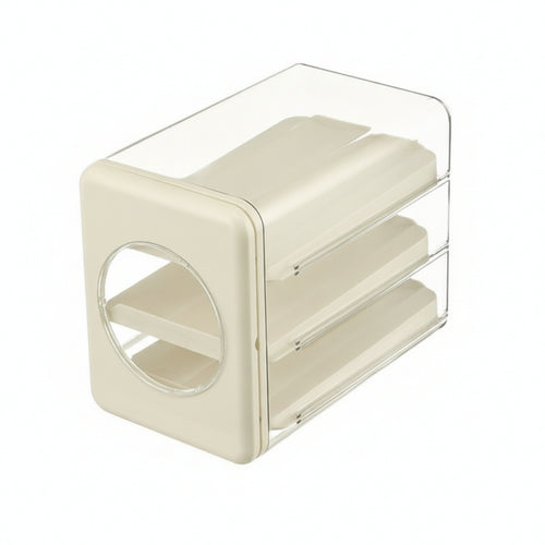 Egg Storage Box Complimentary Egg Container with Sliding Trays Food-Grade
