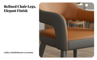 Upholstered Side Chair Light Luxury Household Furniture Modern Design Ergonomic Backrest for home dwellers, Restaurant Owners