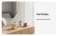Lidded Compartment Box Compartmentalized Makeup Organizer particle-proofprotective for Students