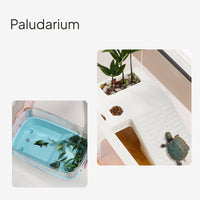 Turtle Tank with Basking Platform and Drainage