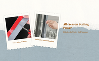 Door Weatherstrip, Easy Peel, Insulation for Exterior Frame