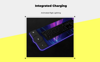 RGB Desk Pad: Waterproof, Non-Slip Gaming Mat