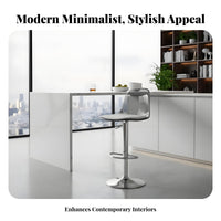 Adjustable Swivel Bar Stool Built-in Footrest Adjustable Swivel Stool for Adults