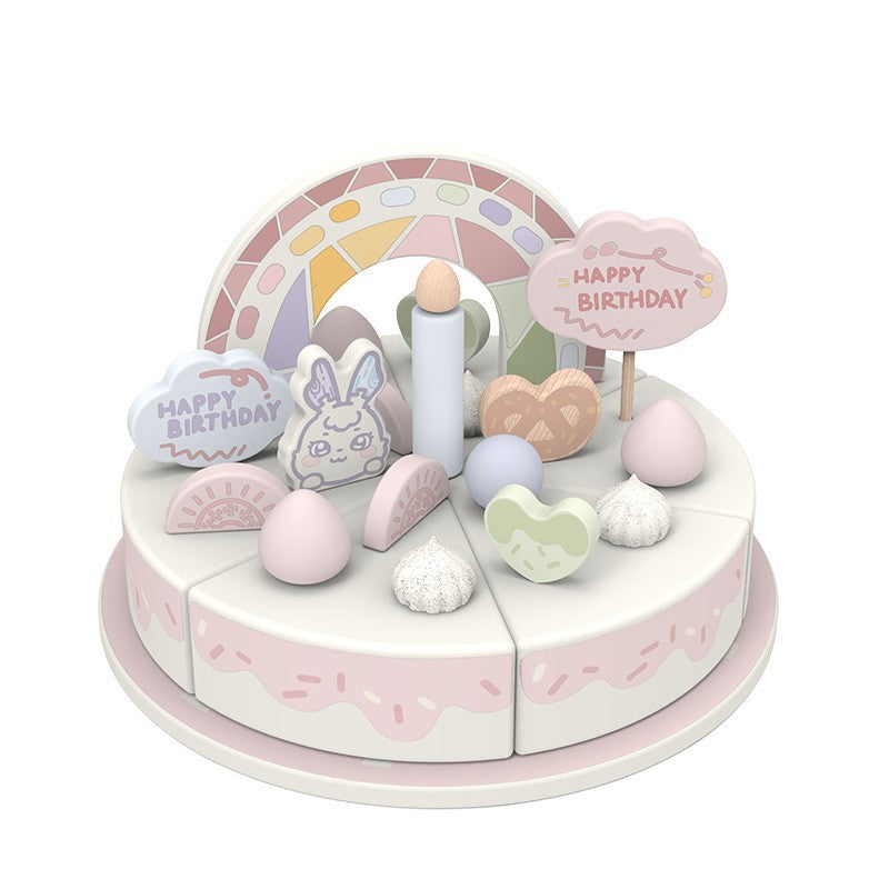 Peach Macaron Cake