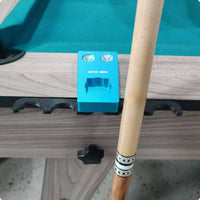 4-Hole Cue Holder Compact Billiard Cue Rack Easy to Use for Pool Hall, Game Room