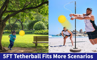 Tetherball Tennis Trainer Rebound Aid for Beginners and Adults
