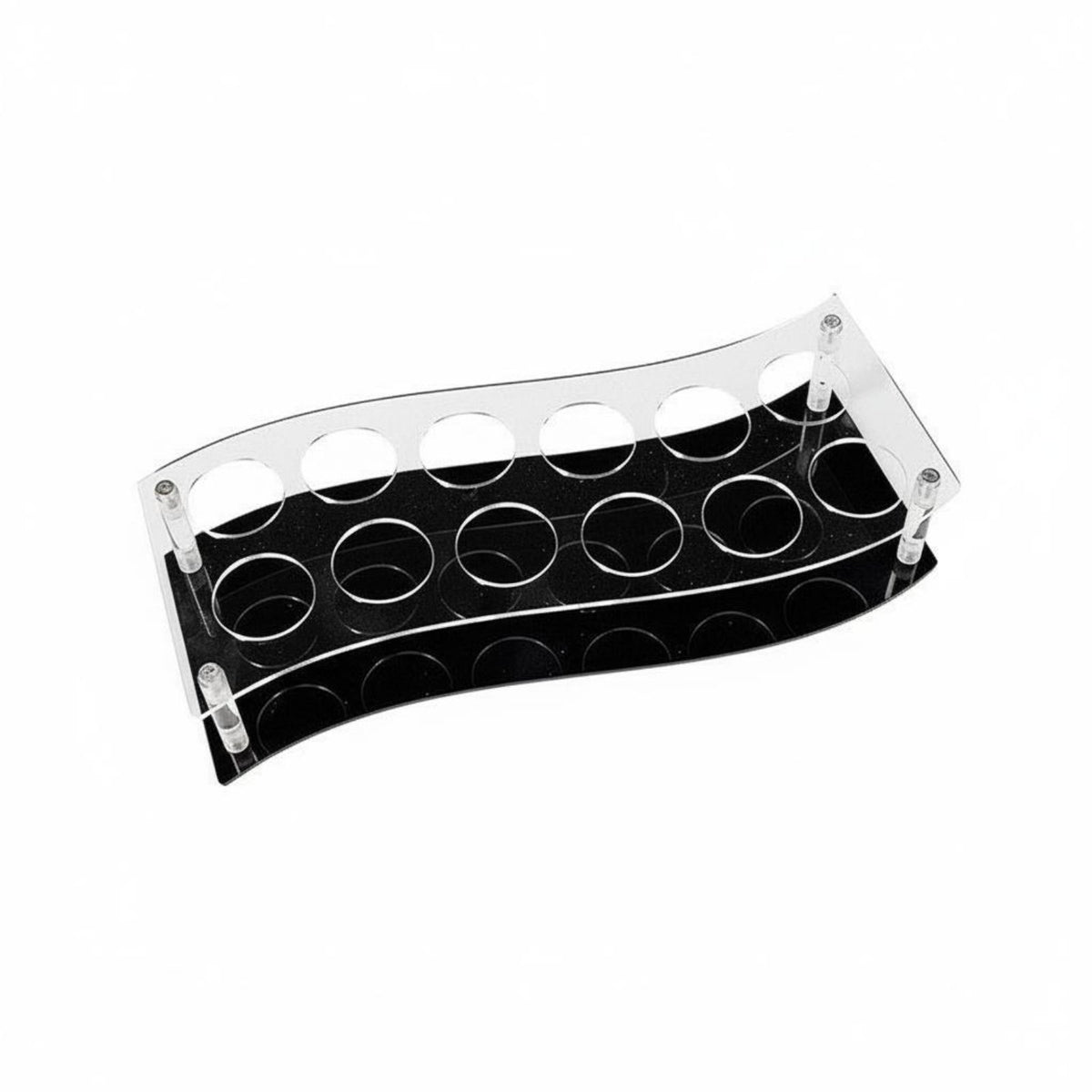 Acrylic Liquor Glass Holder Modern Design Barware Long-Lasting for Nightclub