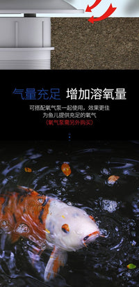 格池鱼池锦鲤水池专用排水口盖池底过滤设备过滤器可接增氧泵