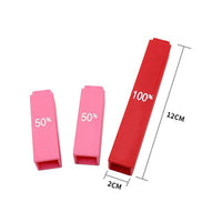 Hands-on Learning Decimal and Fraction Strips Color Coded Fraction Strips Set Colorful Design Decimal Percentage Blocks Polished Edges for Students, Teachers, Elementary Schoolers, Classroom, Homeschooling
