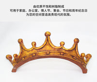 复古树脂工艺品皇冠挂钩衣帽钩室内家具卧室玄关客厅壁挂装饰挂饰