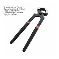 Angled Nail Puller Textured Grip Nail Puller Black Finish