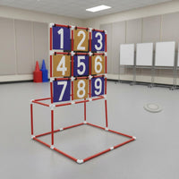 Flying Disc Target Game Sturdy Flying Disc Toss Game for Playground