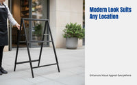 Display Board Outdoor Stand, Freestanding Poster Rack, Foldable, Double-Sided, For Recruitment, Shop