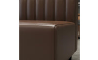 Dining Booth and Table Set Construction Upholstered Restaurant Booth Easy to Clean Commercial Table and Chair Set for Bar, Eatery, Lounge