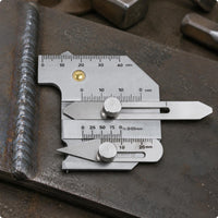 Weld Inspection Ruler Stainless Steel Weld Seam Measuring Tool