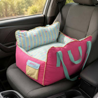 3-in-1 Pet Carrier Bag Hand Carry Dog Booster Seat Soft Padded for Cats
