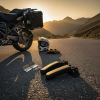 2 Pieces Long-Lasting Luggage Case Grab Handle Sturdy Aluminum Bike Armrest Ergonomic Design for Touring