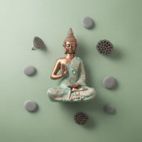 Buddha Statue Premium Workmanship Zen Decor Statue Antique Effect for Buddhists