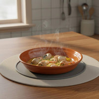 Ceramic Dish Even Heat Distribution Escargot Baking Plate Escargot Plate Easy to Clean Baking Dish Sleek Glaze