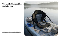 Foldable Paddleboard Spinerest Provides Spine Assistance Padded Seat with Spinerest Portable Kayak Accessory for Kayakers, Paddleboarding, Kayaking