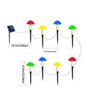Solar Toadstool Lights Auto On/deactivate Toadstool Garden Stake Lights