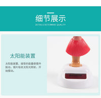 Solar-Powered Wobbling Girl Car Ornament