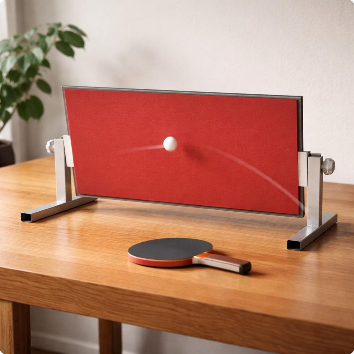 Table Tennis Return 360-Degree Board Degree Adjustable PingPong Return Board Easily to Install Athletic Gear