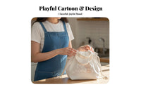 Cartoon animal mascot Wristlet Lightweight Small Handbag adaptable for Teenagers
