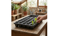 Starting Tray Reusable Seedling Tray with Drainage Holes Dishwasher Safe