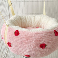 Hanging Cat Bed and Hammock Bed for Indoor Pets, Soft Cloth Material Cat Swing, Comfortable Cat Hammock, Sunbathing Cage Accessory for Sleep