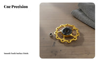 Rear Derailleur Pulley Wheel Lightweight Cycle Derailleur Pulley 7/8/9/10 Speed Compatible Cycle Pulley Wheel for Mountain Bikers, Road Cyclists