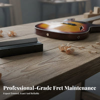 Multi-Angle Design Guitar Fret Beveling File Professional Grade Fret Beveling File Long-Lasting Construction for Musicians, Fretwork