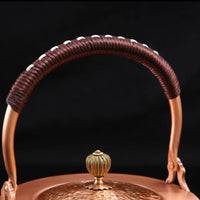 Hammered Copper Tea Kettle Artisanal Style Copper Tea Kettle Premium