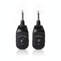 Rechargeable Wireless Guitar Transmitter Receiver Compact Wireless Guitar Transmitter and Receiver Insertable Portable for Guitarists, Bassists, Performers, Stage, Rehearsal, Home Practice