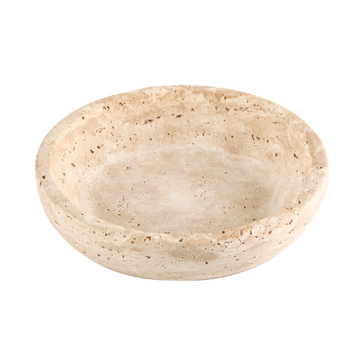 Decorative Bowl Artisanal Rustic Centerpiece Bowl Minimalist Catchall Tray for Coffee Table