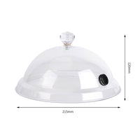 Scientific Gastronomy Dome Transparent Design Infusing Cloche Sealed Port