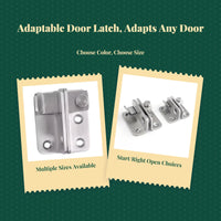 Stainless steel security latch lock
