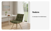 CumulusShaped Armchair rotating Design Dining Chair Modern design Padded Backrest for Homeowners, Women, Living Room