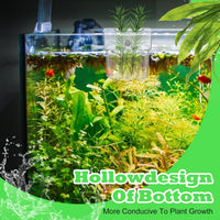 8 Pieces Transparent Acrylic Aquarium Bracket with Hooks for Fish Tank Decoration and Hydroponic Plant Hanging Basket