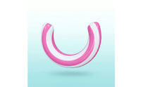 Striped Water Toy C-Shaped Floatage Water Lounger Hoop Air Air Inlet
