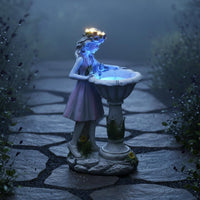 Flower Fairy Garden Light Auto On/deactivated Fairy Garden Light for Patio