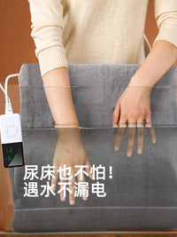 110v伏电压电热毯床上单人双人石墨烯地暖垫美规出口台湾美国日本