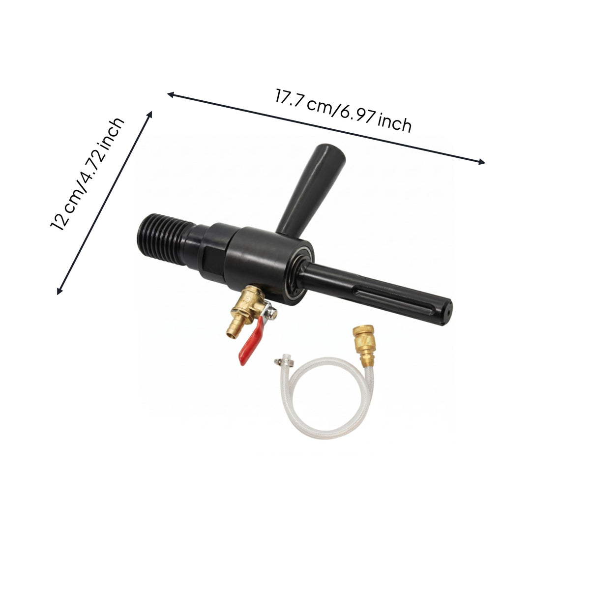 1 1/4-7 Unified Coarse Adapter Kit Water Feed Percussion Tool Adapter Kit Efficient
