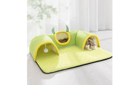 Cat Tunnel Bed Interactive Feline Play Tunnel Machine Washable for Small Dogs, Indoor