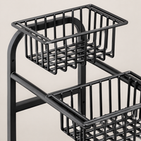 Under-sink Storage Rack Extendable 53-88cm Kitchen Storage Rack 3-tier Shelf Under-sink Shelf Pipe Clearance Storage Pot Stand Dish Rack
